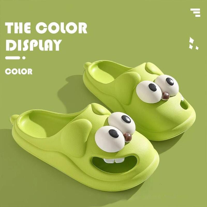 2024 New Hole Shoes For Outdoor Wear Closed-Toe Slippers Women's Cute Cartoon Sandals Home Non-Slip Summer Indoor Women's S S5W6