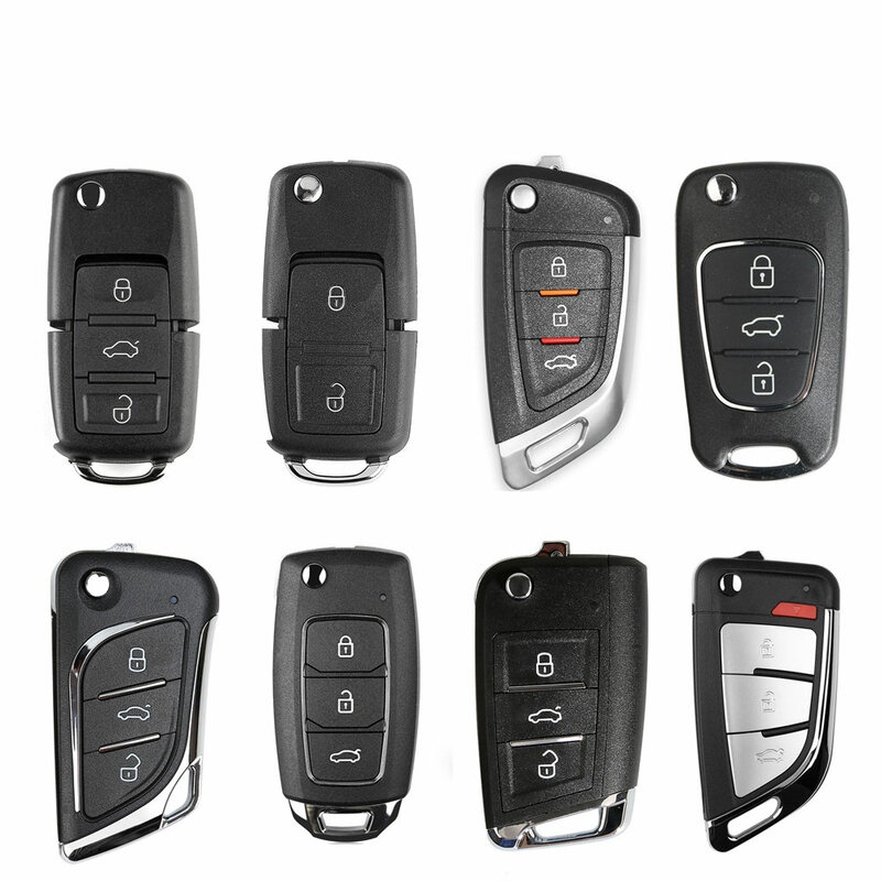 Xhorse-Clé à distance universelle série XK, 3 boutons, XKB501EN, XKB508EN, XKKF02EN, XKHY02EN, VVDI2, outil de clé de voiture prédire pour VVDI, 1PC