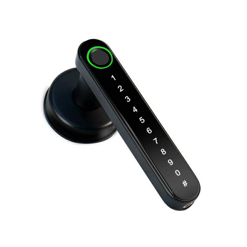 Inteligentny Tuya TTlock Bluetooth App zamek szyfrowy linii papilarnych Keyless drzwi antywłamaniowe uchwyt do domu