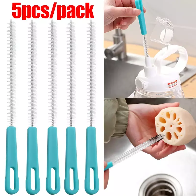Multifuncional escova de limpeza para mamadeira, 1 a 5pcs, lótus palha copo, bule, 3 em 1