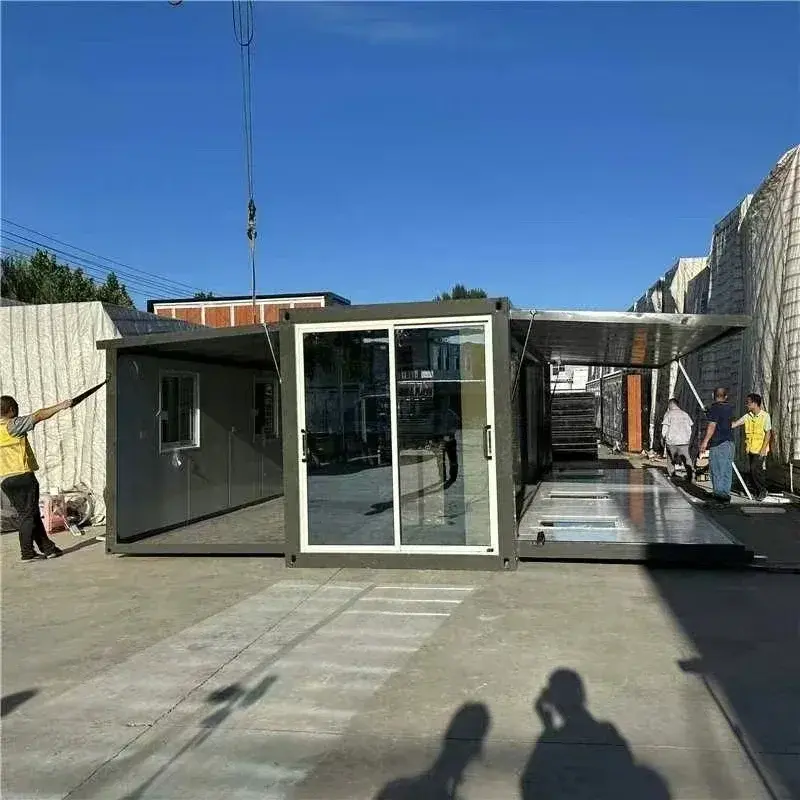 4 Factory wholesale design custom 3 in 1 Foldable container steel structure modular house