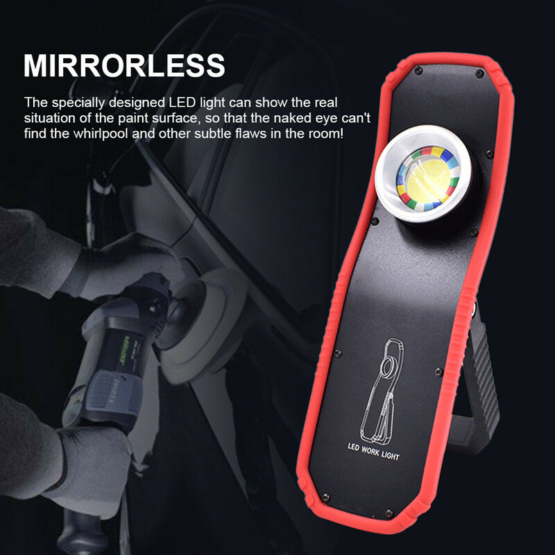 Car Detailing Tools Car Paint Checking Color Match Scan Swirl Finder Grip Work Light Magnetic Lamp USB LED Paint Finish