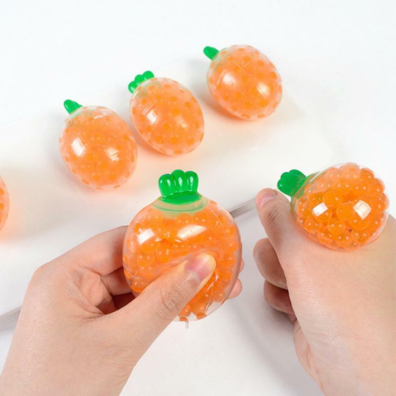 Spremere carota giocattoli bambini antistress pizzico giocattolo decompressione giocattolo per bambino adulto carota forma pizzico palla frutta Squishies