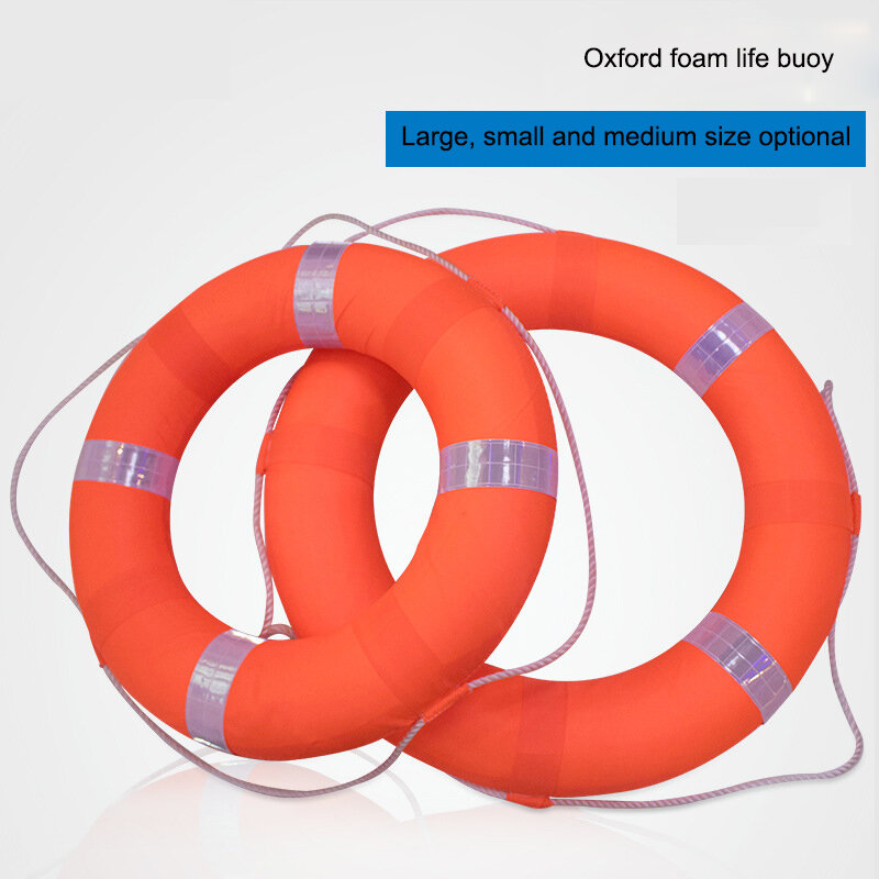 2023 nowy Oxford Foam koło ratunkowe dla dorosłych Rescue wody wysokiej jakości pomarańczowy koło ratunkowe pierścień anty utonięcia dla kobiet i mężczyzn