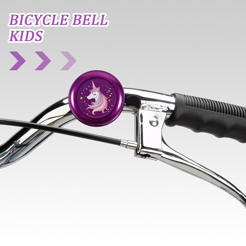 Cartoon Bicycle Handlebar Bell for Kids Alarme de aviso alto Som claro Anel de segurança Acessórios de ciclismo