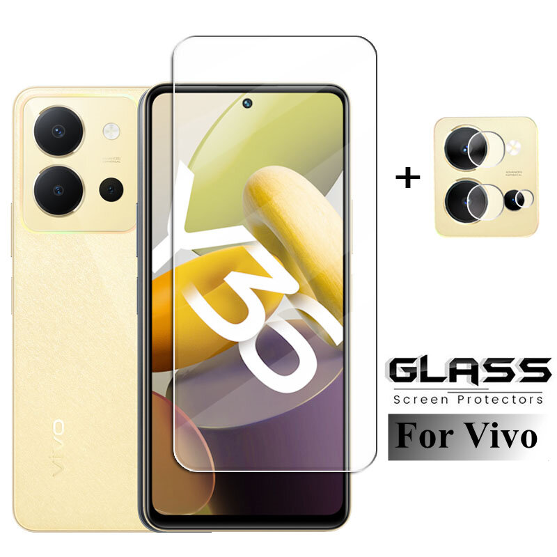 Full Gule Glas Voor Vivo Y36 Gehard Glas Voor Vivo Y36 Screen Protector Beschermende Telefoon Lens Film Voor Vivo Y36