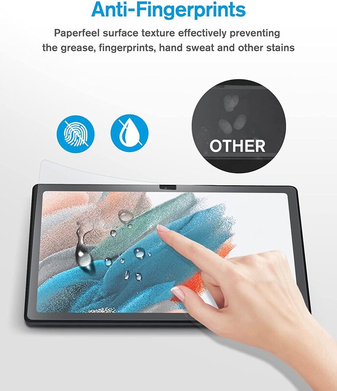 กระจกนิรภัย2ชิ้นสำหรับแท็บ Samsung Galaxy Tab A8 SM-X200 2021อุปกรณ์ป้องกันหน้าจอแท็บเล็ต A8กระจก10.5นิ้ว