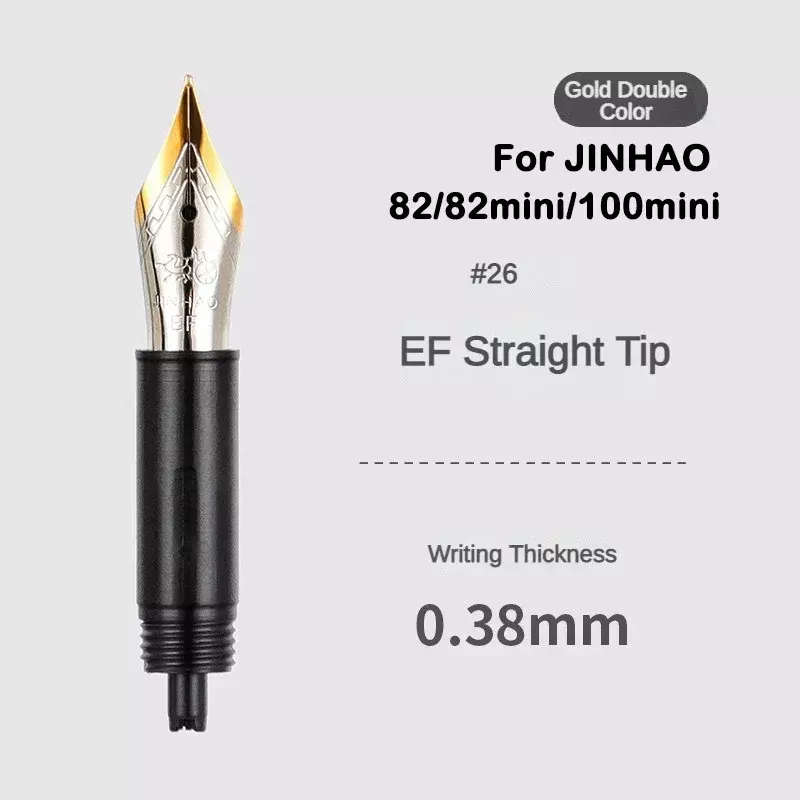 1/3Pcs Jinhao Fountain Pen Nib EF/F/M Nib For 9019/X159/82/82 mini/100/9056/9036/9016 Series Stationary School Office Supplies