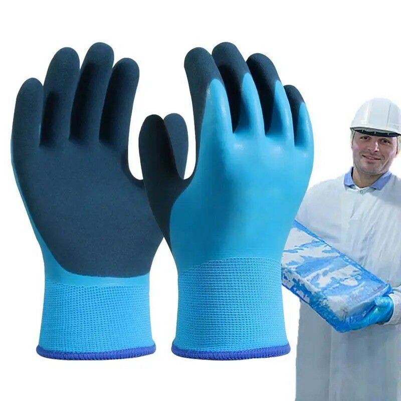 Gants de travail isolés imperméables pour hommes, gants de glace, gants de pêche, gants de travail thermiques, degré de froid, hiver
