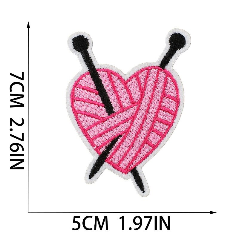 2024 New Strawberry Donut ricama Badge Sew Sticker adesivo Cartoon Skull Patch etichetta in tessuto fai da te per giacca gonna Jeans di stoffa
