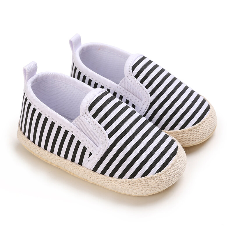 Zapatos de lona antideslizantes para niños y recién nacidos, calzado de suela suave para caminar, moda de primavera y otoño, preescolar