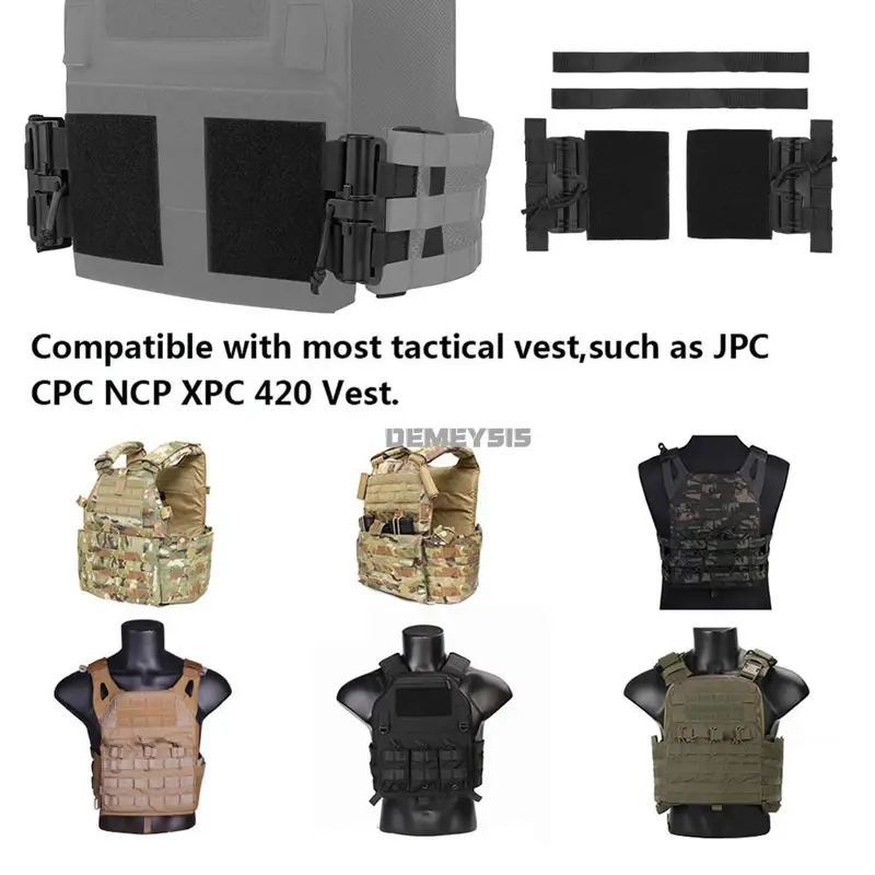 Tactical Quick Removal Vest zestaw klamerek trwały zestaw do organizacji szybkiego uwalniania dla JPC CPC NCP XPC 6094 420 kamizelka akcesoria
