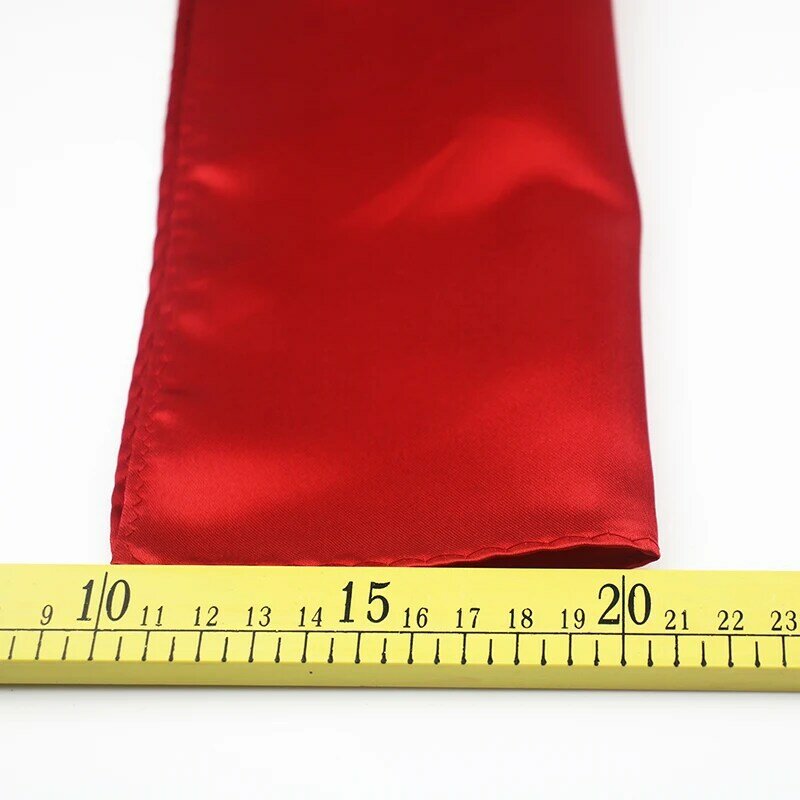 Abito da uomo classico da 22CM tasca quadrata fazzoletto bianco solido colorato abito coreano tasca sul petto asciugamano moda britannico Hanky