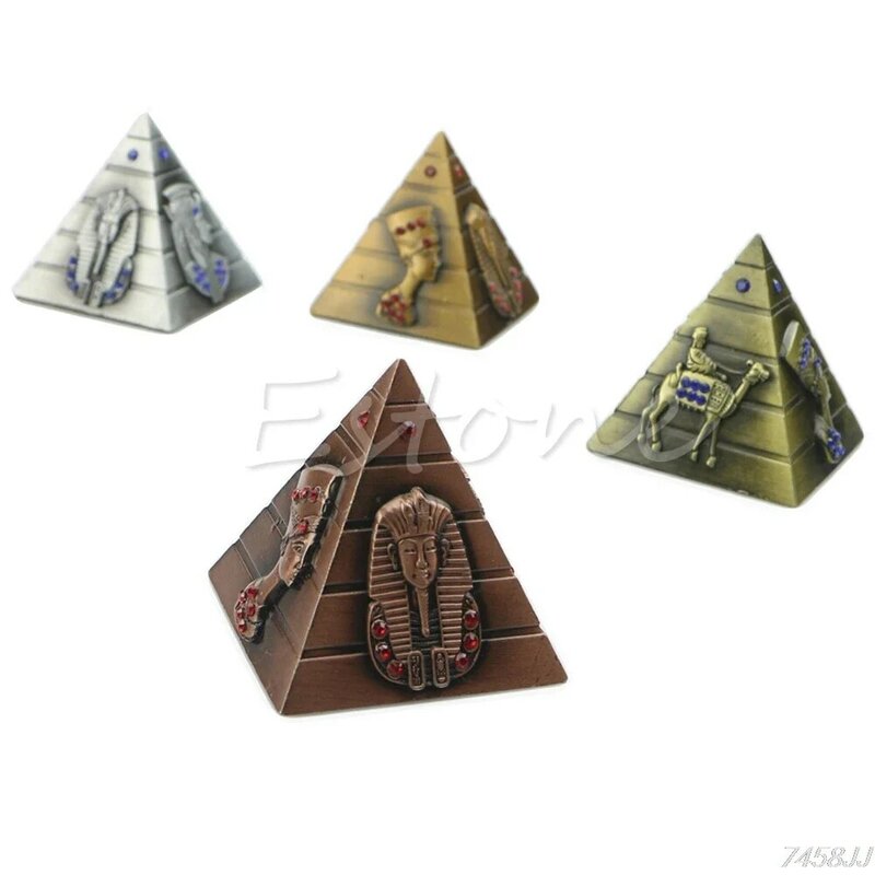 Egyptische Farao Home Decoratieve Avatar Kameel Metalen Piramides Antieke Heilige Tafel Kruis Jezus Christus Relikwieën