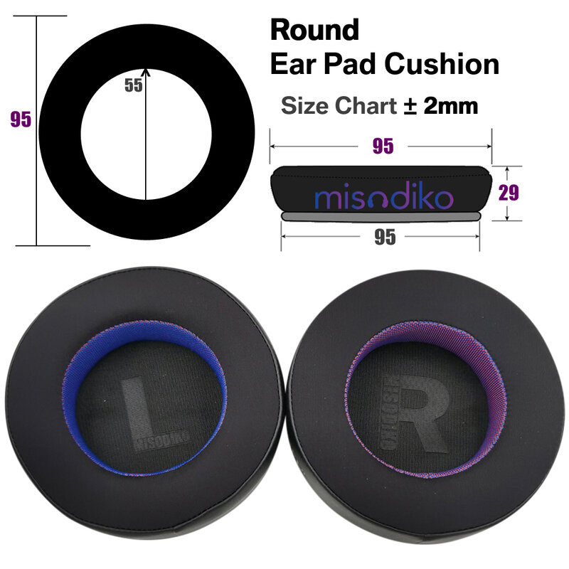 Misodiko almohadillas mejoradas para los oídos, almohadillas de repuesto para auriculares inalámbricos Corsair Virtuoso RGB SE/ XT para juegos
