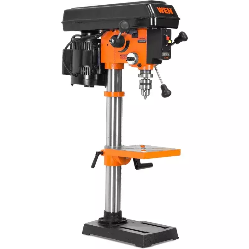 WEN 4212T 5-Amp 10-Inch Variable Speed Cast Iron Benchtop Drill Press with Laser