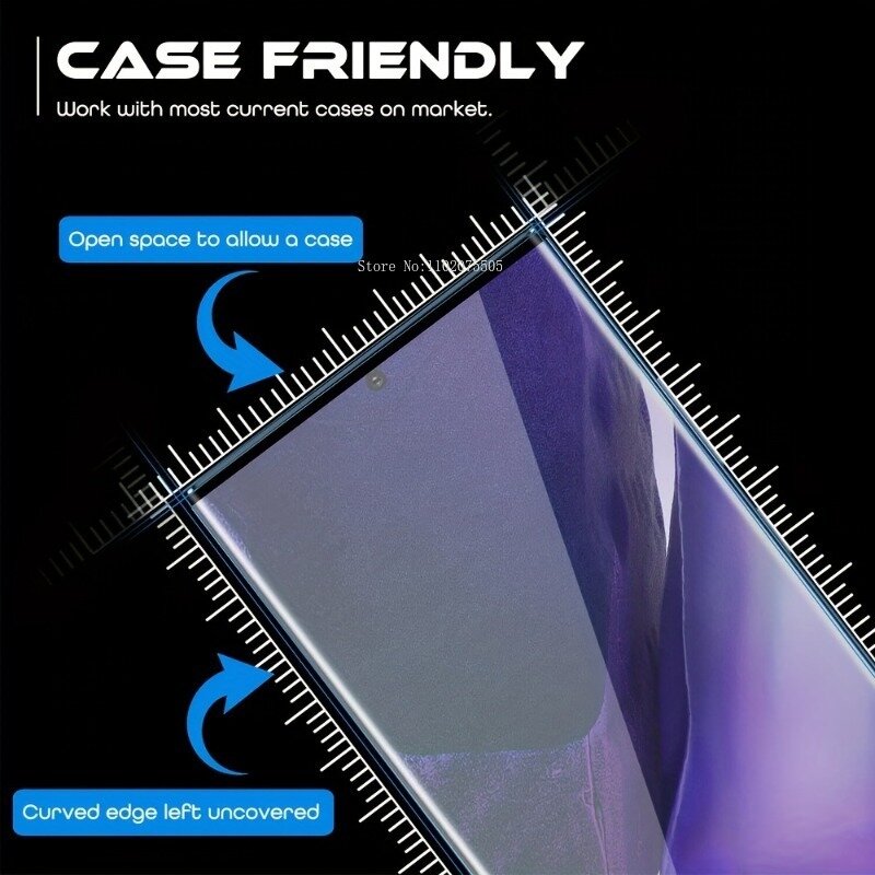 Protector de pantalla de teléfono para Samsung Galaxy Note 10 +, película protectora, vidrio Ultra templado, 2 unidades