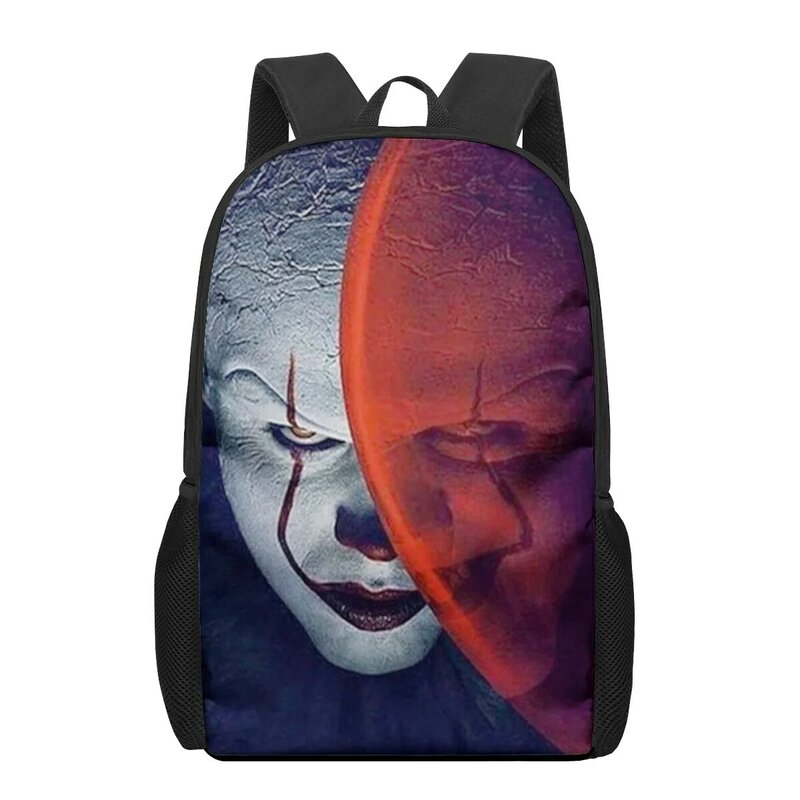 It-Joker-Bill-Skarsgard 남녀공용 학교 가방, 3D 인쇄 학교 백팩, 유치원 배낭, 엄마