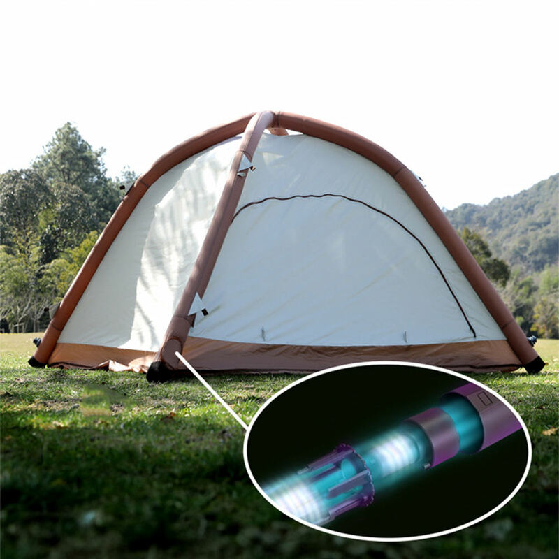 Tente de Camping Gonflable existent à une Touche, Pompe à Air Haute Pression Rechargeable spatirée, pour 2 à 3 Personnes