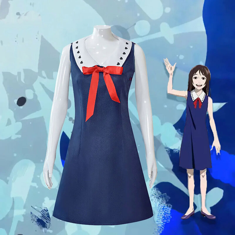 Orimoto Rika przebranie na karnawał Jujutsu Kaisen sukienka dla dziewczynek akcesoria kostium na Halloween japońskie Anime prezent w stylu kreskówki