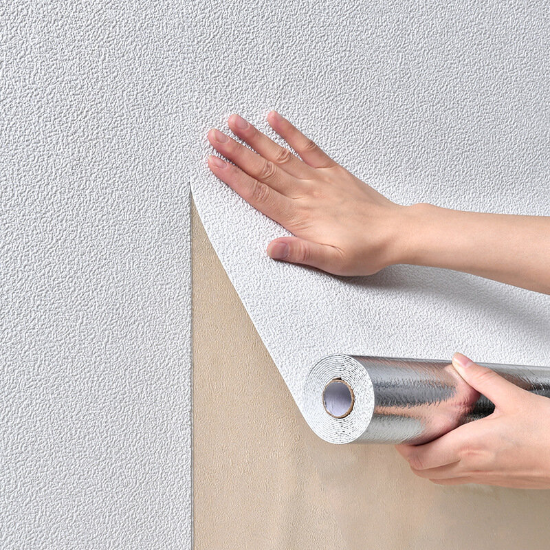Espuma branca 3d adesivos de parede à prova dwaterproof água auto-adesivo papel de parede decoração da sala de estar quarto decoração de casa