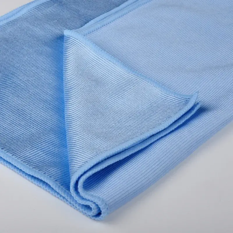 Asciugamano in vetro spesso in microfibra di alta qualità asciugamano quadrato assorbente forniture per la pulizia degli asciugamani per autolavaggio