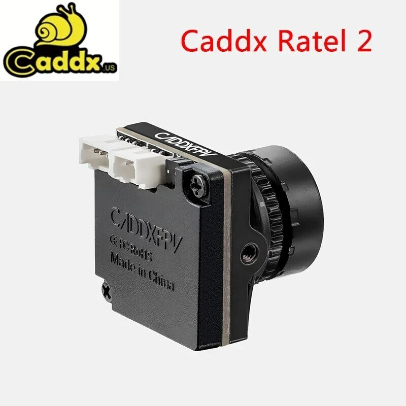 Caddx Ratel 2 베이비 Ratel 2, 1/1.8 인치 Starlight 1200TVL 2.1mm NTSC PAL 16:9 4:3 전환 가능 슈퍼 WDR FPV 마이크로 카메라 FPV 드론