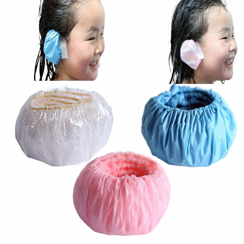 Impermeável Ear Muffs para crianças, Salon Ear Guard, Banheira e chuveiro, Shampoo Cover, Earflaps para bebê, Ear Protector Caps