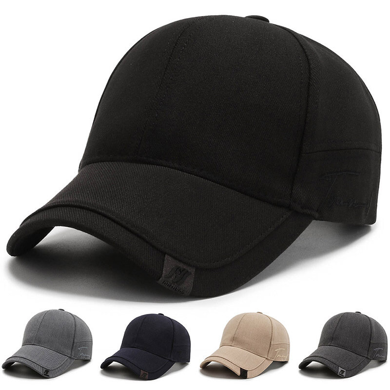 Gorras de béisbol sólidas de alta calidad para hombres y mujeres, sombreros casuales ajustables para exteriores, sombrero de protección solar, sombreros Snapback, Casquette, primavera y verano