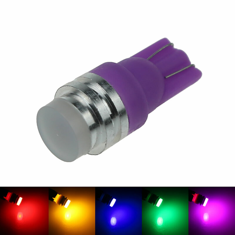 Luz de paisaje Malibu RGB RV T10 W5W, lámpara de cuña que cambia de Color, 1 emisor COB SMD LED 184 192 193 A131