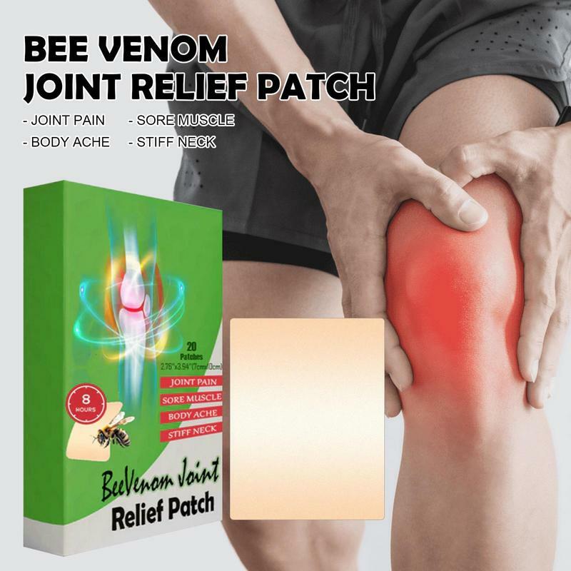 Joint Patch Relief Patch for Knee 20Pcs Natural Ingredients Heat Patch Relieving Joint Discomfort Backache Stiff Neck