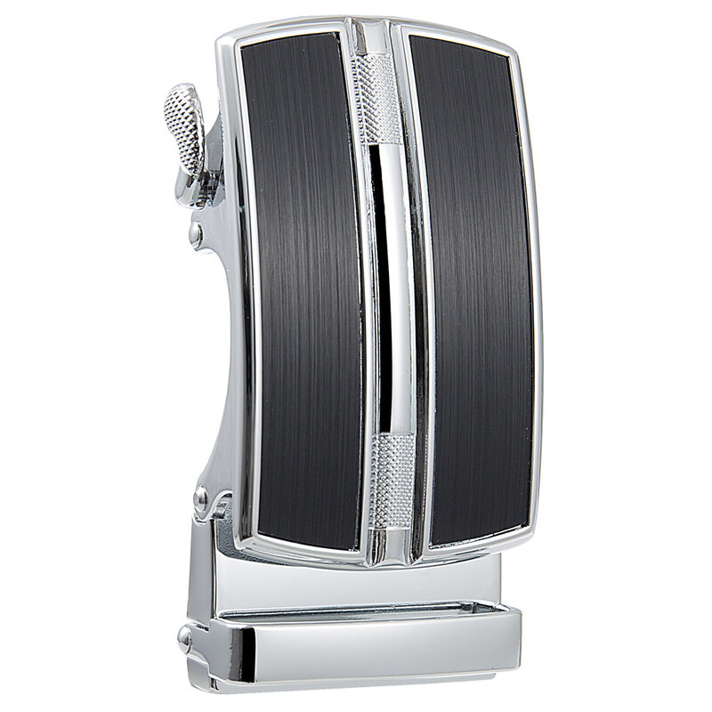 Boucle de ceinture pour hommes, marque de luxe de styliste, ajustement automatique pour largeur de 3.5cm, à cliquet creux, en alliage uniquement