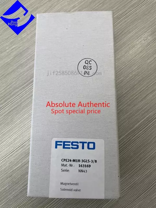FESTO Genuine Original Stock 163169 CPE24-M1H-3GLS-3/8, Available in All Series, Price Negotiable, Authentic and Trustworthy