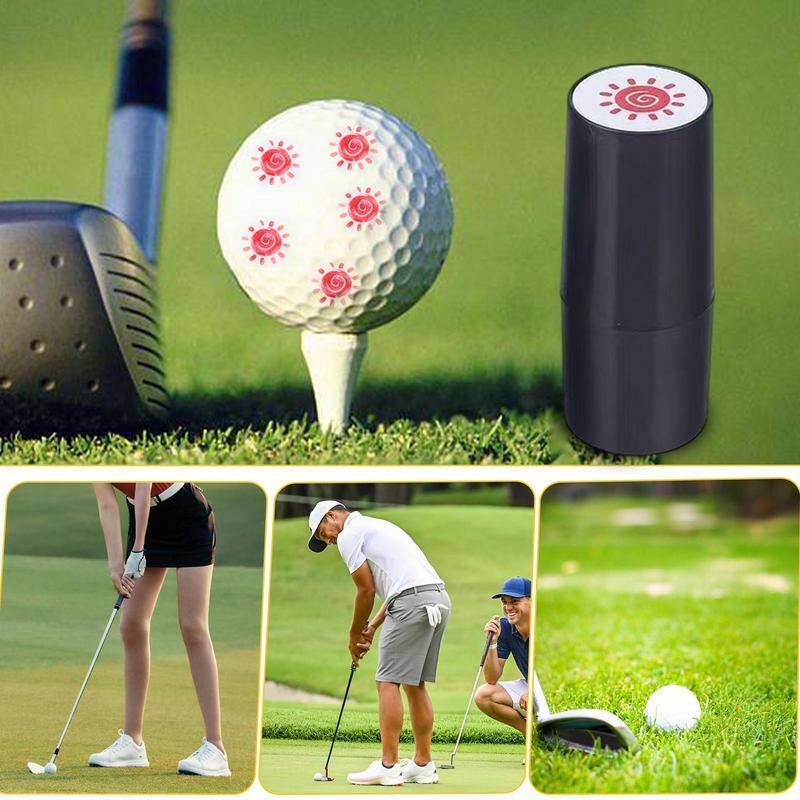 Self-inking Golf Balls Stamp, Stamping Tool, Golf Supplies para identificar bolas de golfe, presentes para marido, Quick Stamp