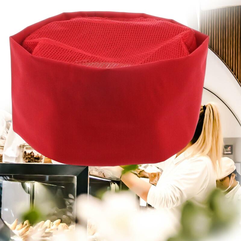 طاه قبعة قابل للتعديل قبعة النادل قبعة العمل قبعة لمطعم مخبز