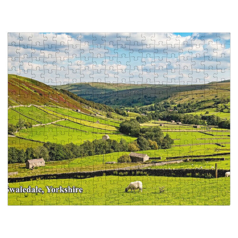 Yorkshire Dales Jigsaw Puzzle Customized Toys For Kids Baby Wooden Puzzle