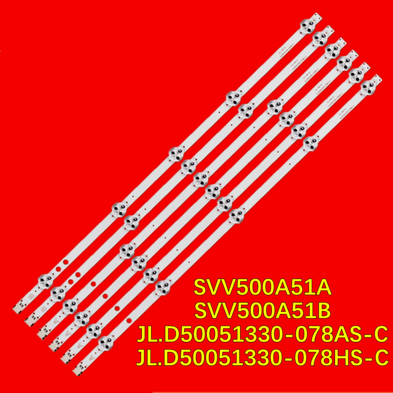 LED Strip for 50HB1T62 50HB5W62 50FHD175 50HB6T72U D50F28B4CW D50F289M4CW LT-50C750 FLE50211SMART SVV500A51A SVV500A51B 5LED
