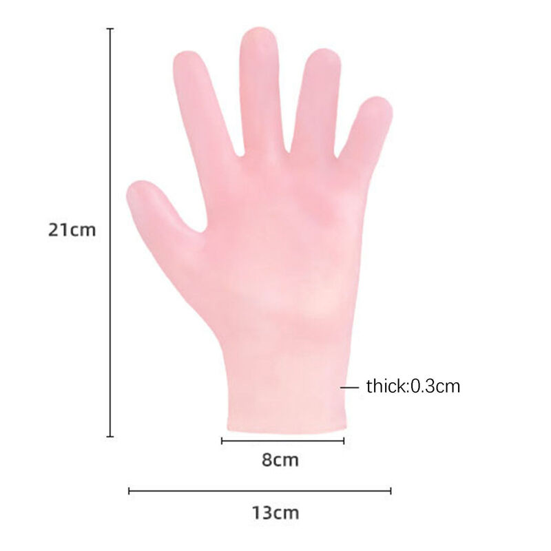 Sarung tangan silikon pelembap yang dapat dipakai ulang Gel sarung tangan Perawatan Tangan retak sarung tangan SPA tahan air
