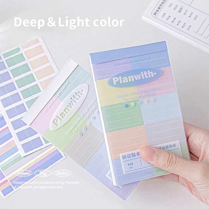 Stationery DIY Craft Decoration To Do List Labels Tagging Stickers Label Bookmark Index Stickers Sticky Notes Reading Labels