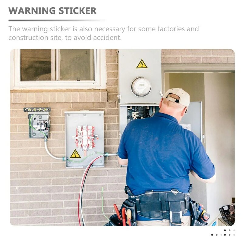 Elektrische Warn dämpfer Aufkleber Zeichen Tag elektrische Tag Spannung Etikett Sicherheit Gefahr Ausrüstung Etikette personal izadas