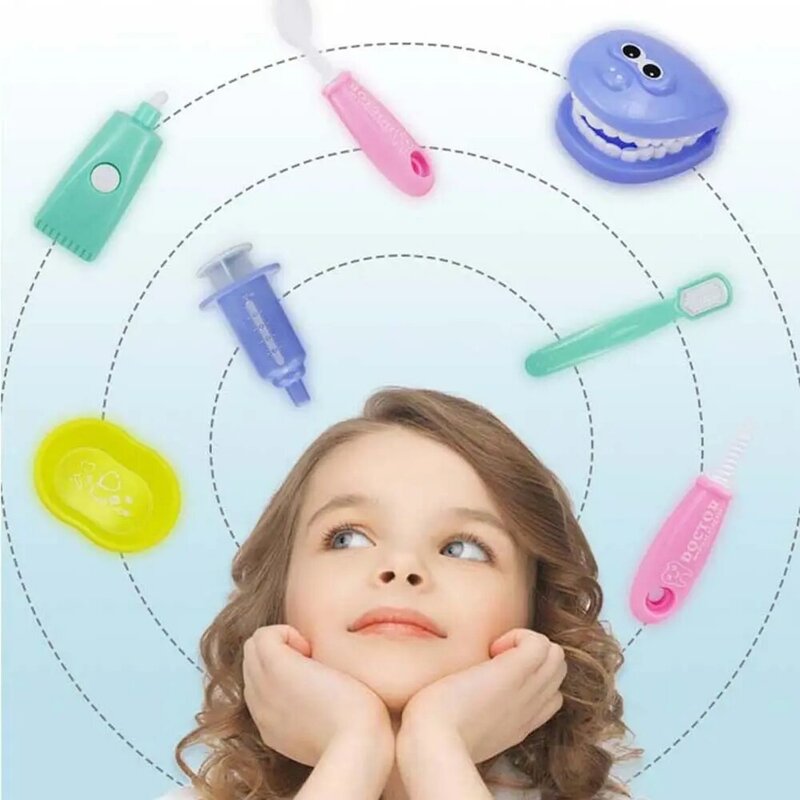 Coordination Interaction Parent-Enfant, Dentiste, Vérification des Dents, Modèle de Médecin, Jouet de Médecin pour Enfant