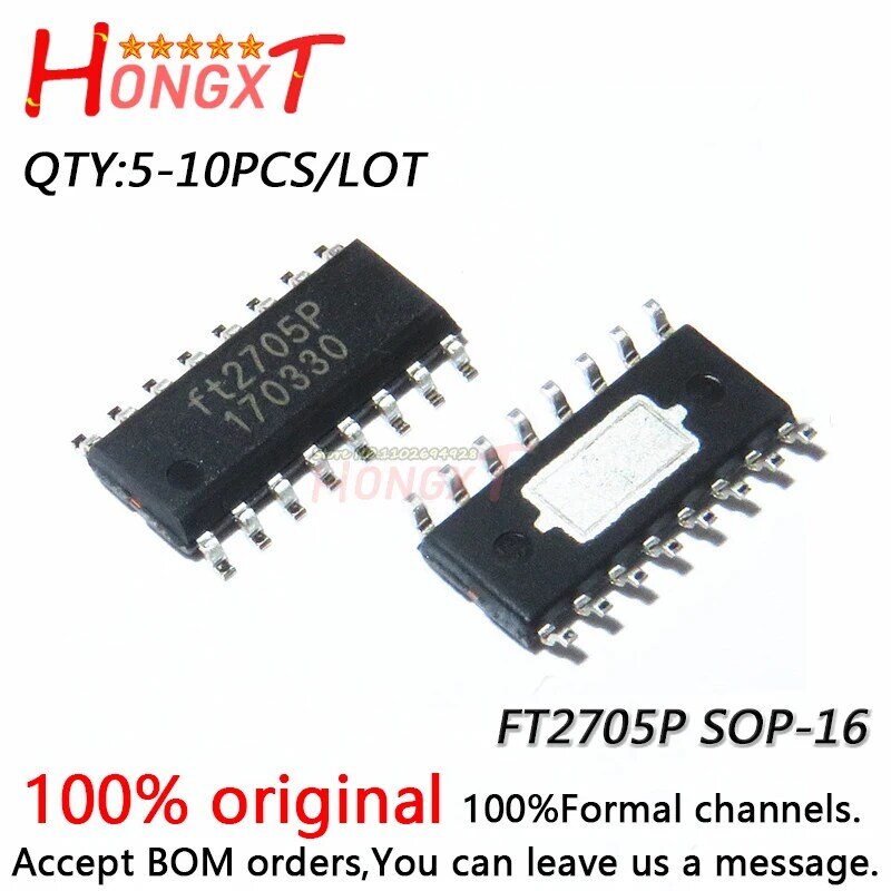 5-10Pcs 100% Nieuwe Ft 2705P Ft2705 SOP-16.Chipset