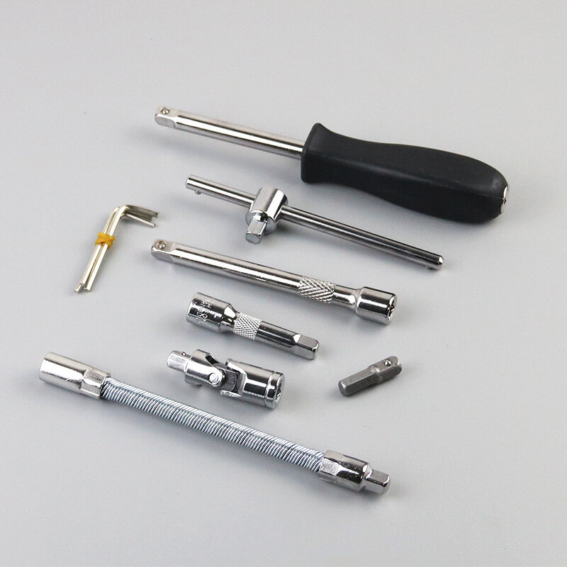 Ключ торцевой быстрой Xiaofei, 46 предметов, для ремонта автомобиля, храповая отвертка, комбинированный инструмент