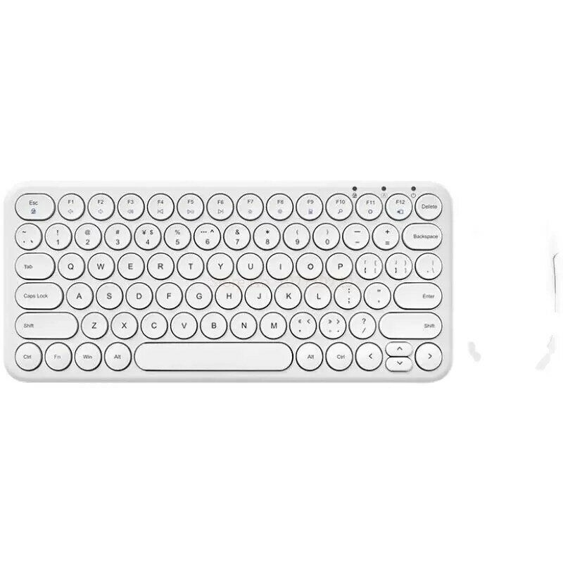 Mini laptop e teclado de mesa, com fio, super fofo, portátil, eixo óptico, usb externo, novo
