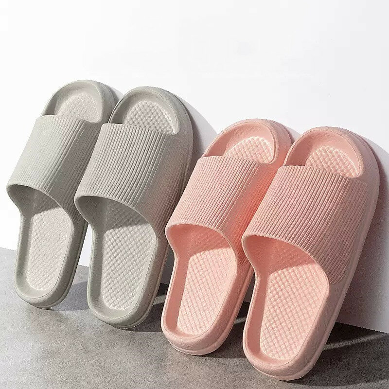 Big Size 47 48 Fashion Men's Women's Slippers Light EVA Comfortable Home Bathroom Anti-Slip Flip-Flops Summer Beach Sandals