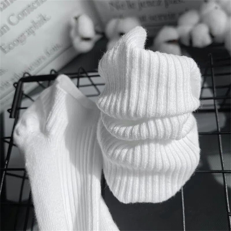 Calcetines tobilleros de algodón 100% para mujer, medias invisibles absorbentes del sudor, de tubo bajo, de alta calidad, 36-42, 5 pares por paquete