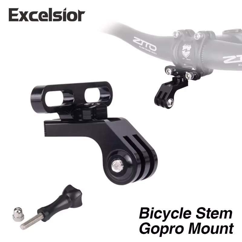 IAMOK-Support de caméra de mouvement réglable pour vélo de montagne, tige de vélo, couvercle avant, support GoPro, accessoires de vélo