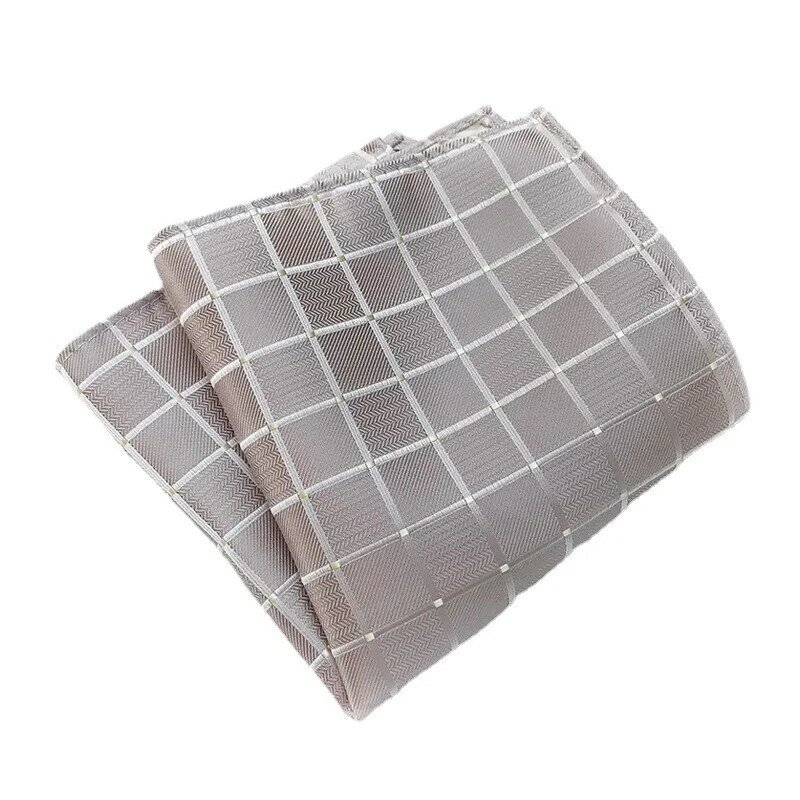 Карманный платок в клетку, из полиэстера, 25 х25 см