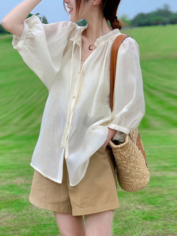Комплект из двух предметов для женщин, повседневный свободный облегающий костюм во французском стиле, простой базовый модный уличный шик, на лето