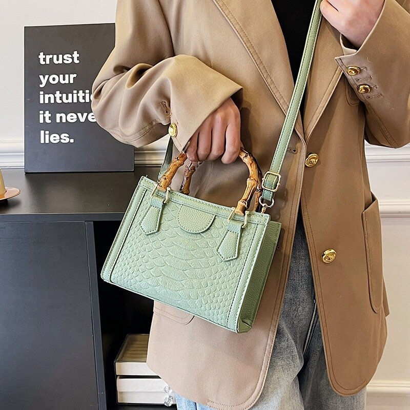 Элегантность: сумка из крокодиловой кожи Exude-вместительная сумка-мессенджер через плечо для женских кошельков и сумок